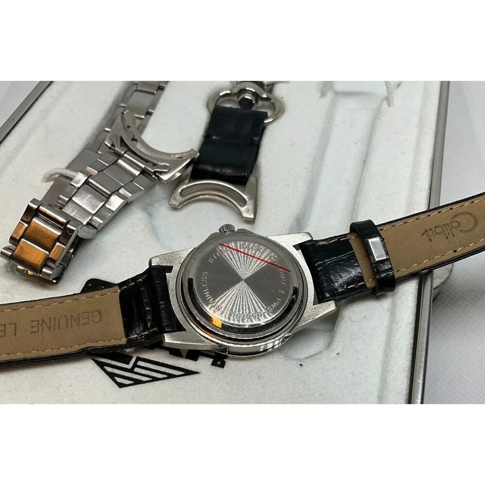 Desirable CX Gear watch set by Colibri, original tin papers, new old stock, runs